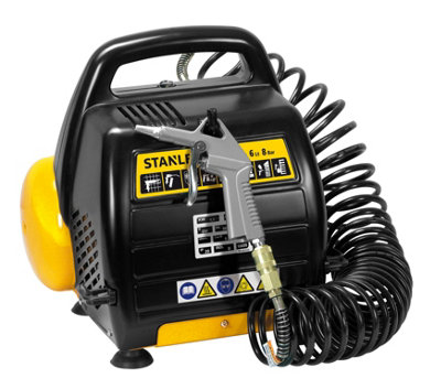 COMPRESSORE STANLEY 1,5HP 8 BAR CON ACCESSORI Sport