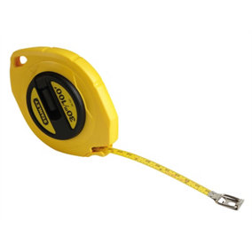 STANLEY - Closed Case Steel Long Tape 30m/100ft (Width 10mm)
