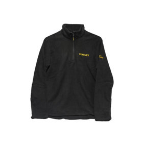 Stanley Clothing STW40006-001 Gadsden 1/4 Zip Micro Fleece Black - L STCGADSL