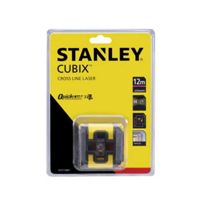 Stanley Cubix Red Beam Cross Line Laser Level STHT77498-1 INT177498