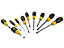 Stanley Cushion Grip 10 Screwdriver Set Magnetic Tips STA265014 2-65-014