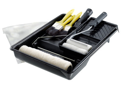 Stanley Decorating Set 11 Piece Trays, Rollers, Brush, Dust Sheet