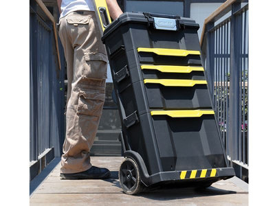 Stanley Detachable Modular Rolling Workshop Toolbox Chest 1-79-206 ...