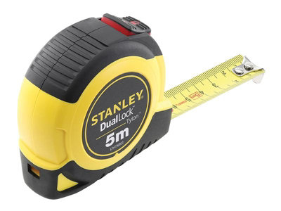 Stanley DualLock Tylon Pocket Tape Measure 5M with 19mm Width