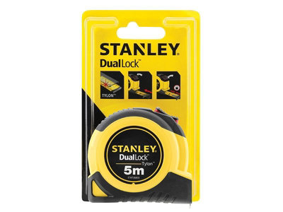 Stanley DualLock Tylon Pocket Tape Measure 5M with 19mm Width
