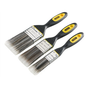 STANLEY - DYNAGRIP Synthetic Brush Pack Set of 3 25 38 & 50mm