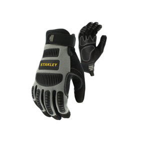 Stanley Extreme Performance Gloves TPR Knuckle Impact Protection PVC Palm Large
