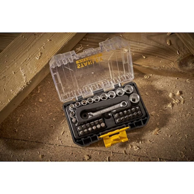 Stanley FATMAX 1/4 Inch PRO-STACK 37pc Socket Set TSTAK FMMT19101-0 ...