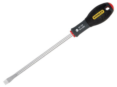 Stanley FatMax 10mm Flared Tip Screwdriver - 200mm Length for High Torque Performance