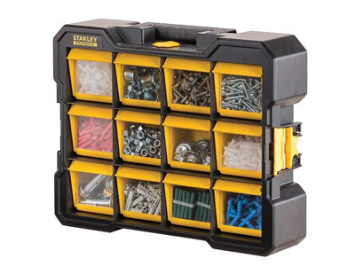 Stanley Fatmax Heavy Duty Flip Bin Organiser Parts Fixings Storage ...