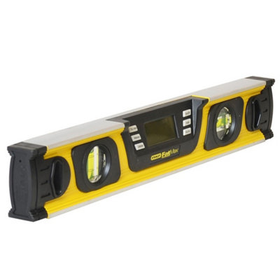 Stanley FatMax Magnetic Digital Level 3 Vial LCD Display 40cm STA042063 0-42-063