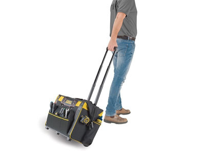 thumbnail image 2 of Stanley FatMax Wheeled Backpack Tool Bag – Rolling Rucksack, 1-79-215 2 of 6