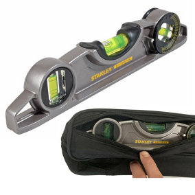 Stanley FatMax Torpedo Magnetic Spirit Level 0-43-609 STA043609 with Level Bag