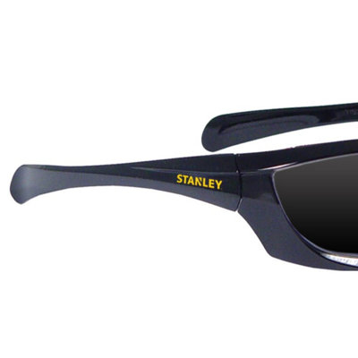 Stanley Full Frame Safety Glasses Smoke Lens EN 166 Rating SY180-2D