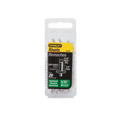 Stanley Hand Tools Aluminium Rivets Multi Colour (4mm Medium)