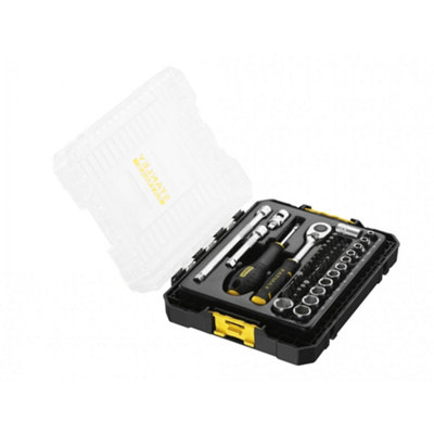 Stanley Hand Tools Fatmax 1/4in M Pro-stack Socket Set, 48 Piece Multi ...