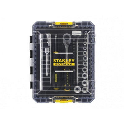 Stanley Hand Tools Fatmax 1/4in M Pro-stack Socket Set, 48 Piece Multi ...
