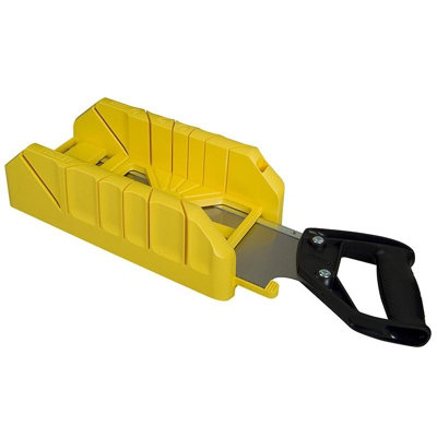 Stanley Hand Tools Saw Storage Mitre Box Multi Colour (With Saw)