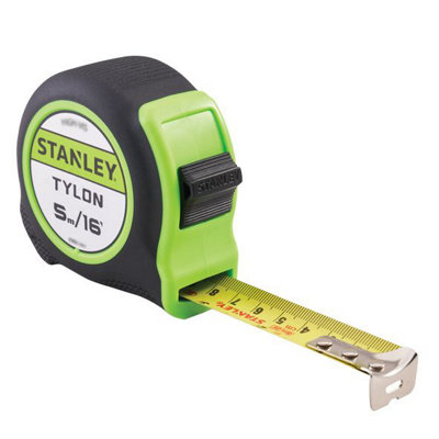 Stanley Hi-Vis Tylon Pocket Tape 5m (16') - XMS23TAPE5