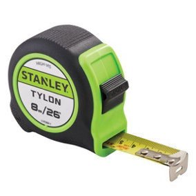 Stanley Hi-Vis Tylon Pocket Tape 8m (26') - XMS23TAPE8