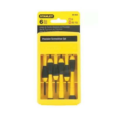 Stanley Instrument 6 Piece Precision Screwdriver Set STA066052 0-66-052