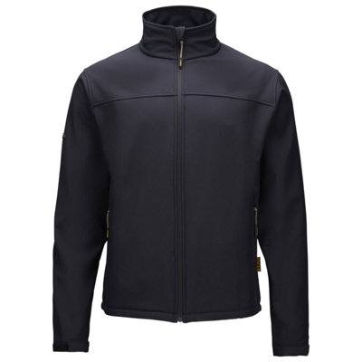 Stanley Mens Teton Double Layered Full Zip Soft Shell Jacket Black (XL)