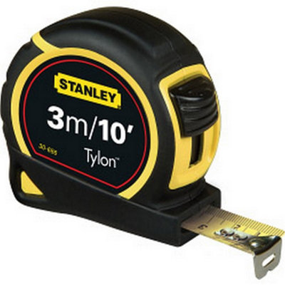 Stanley Metric/Imperial Tape Measure Black/Yellow (One Size)