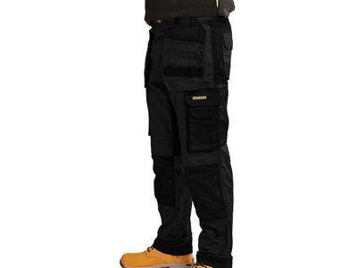 Stanley Omaha Slim Fit Holster Trousers in Black - 38in Waist & 33in Leg