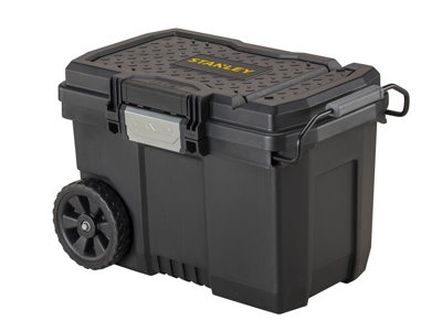 STANLEY One-Touch Latch Mobile Job Chest - 52L Tool Storage Solution