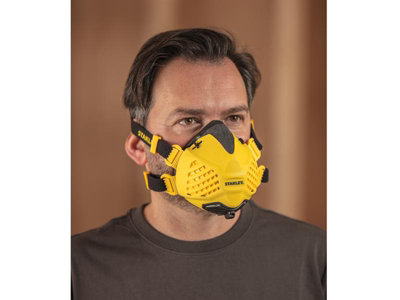 STANLEY P3 R Half Mask Respirator with P3 Filters - M/L Size