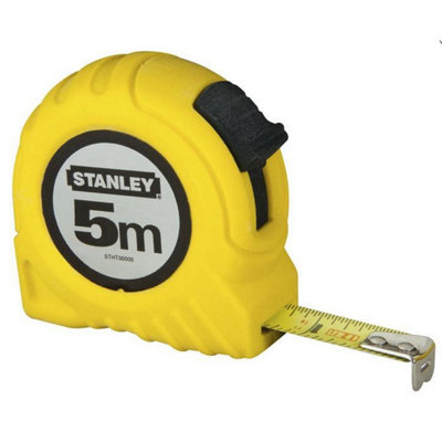 Stanley Plastic Tape Measure Yellow (One Size)