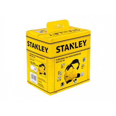 Stanley Respiration P3 R Half Mask Respirator Multi Colour (M/L)