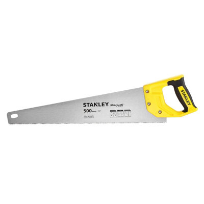 Stanley Sharpcut Handsaw 20 Inch 500mm 7TPI STA120367 1-20-367 STHT20367-1 - 4