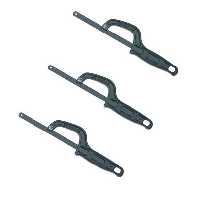 Stanley STA020807 10 Inch 300mm Mini Hacksaw 0-20-807 Triple Pack