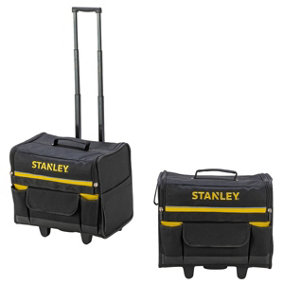 Stanley STA197515 18" Inch Soft Tool Bag On Wheels Wheeled Storage Case 1-97-515