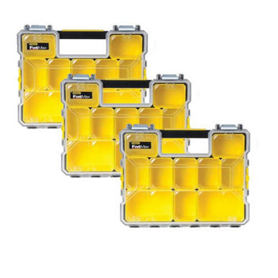 Stanley STA197518 FatMax Deep Pro Organiser Pack of 3 1-97-518 Triple ...