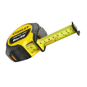 Stanley STA537236 8m 25ft Control Grip Trade Tape Measure Magnetic STHT37236-5