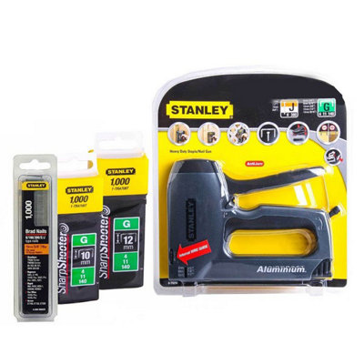 Stanley Stapler & Nail Gun Complete with 2000 Staples and 1000 Brads 0