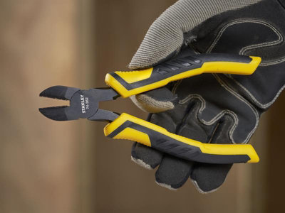 STANLEY STHT0-74362 ControlGrip Diagonal Cutting Pliers 150mm (6in) STA074362 - 6