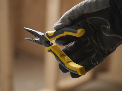 STANLEY STHT0-74364 ControlGrip Long Nose Cutting Pliers 200mm (8in) STA074364 - 5