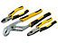 STANLEY STHT0-74471 3 Pliers Set ControlGrip Waterpump Combination Cut STA074471