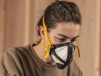 Stanley STMF021002 Lite Pro Dust Mask Low Breathing Resistance Non Allergenic - 5