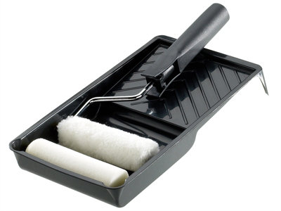 STANLEY STRLGS00 Mini Paint Roller Emulsion & Gloss Kit 100mm (4in) STA029480