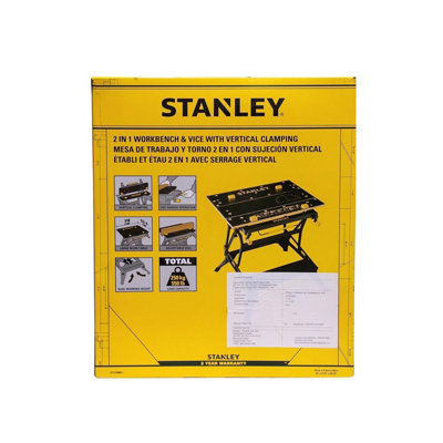 Stanley STST83800-1 2-in-1 Workbench & Vice with Vertical Clamp
