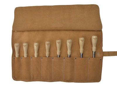 Stanley Sweetheart 750 Series Chisel Set of 8 Suede Tool Roll STA116793 1 16 793