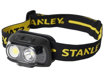 Stanley SXLS43188E Rechargeable Head Torch 650 Lumens SXLS43188E