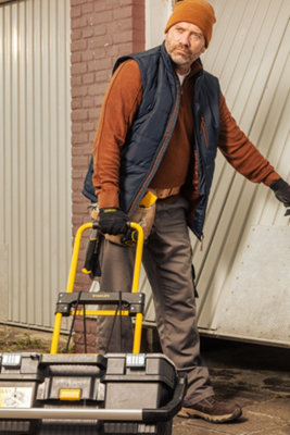 Stanley SXWTD-FT582 Folding Hand Truck, Yellow, 90 kg