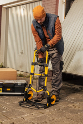 Stanley SXWTD-FT582 Folding Hand Truck, Yellow, 90 kg