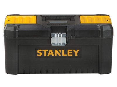 Stanley Tools 41Cm Basic Toolbox with Organiser Lid for Efficient Storage