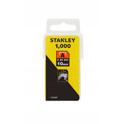 Stanley Type A Staples (Pack of 1000) Silver (8mm)